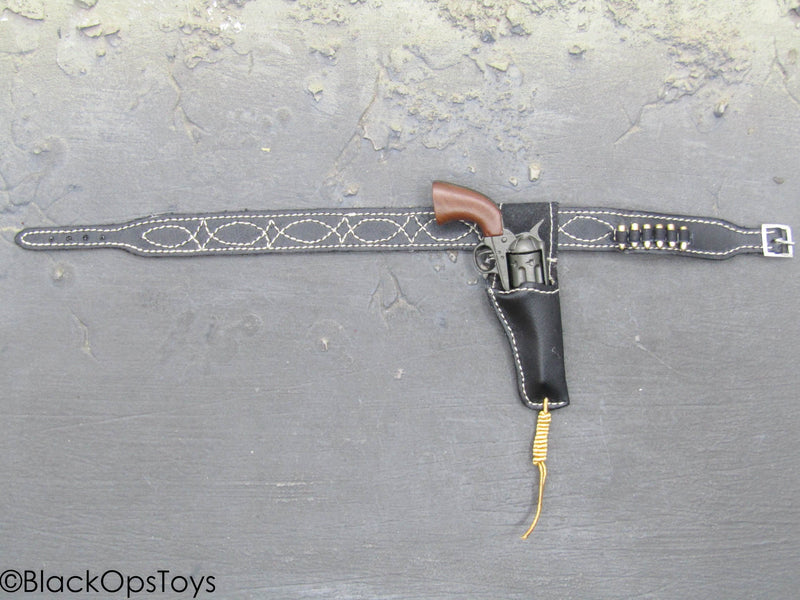 Load image into Gallery viewer, Western Set - Colt .45 Peacemaker w/Black Stitched Design Holster
