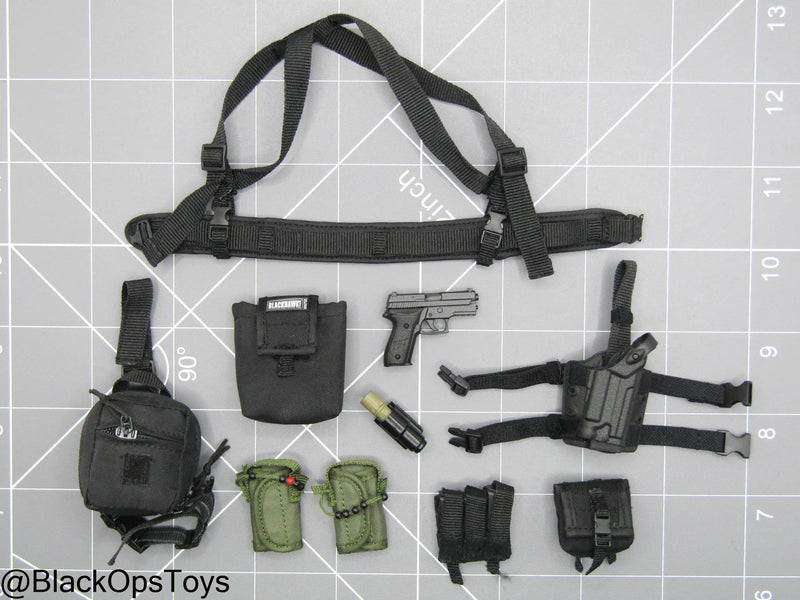 Load image into Gallery viewer, U.S. Coast Guard MSRT - Battle Belt w/Pistol &amp; Pouch Set
