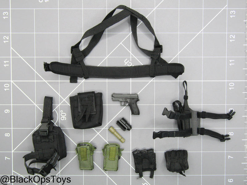 Load image into Gallery viewer, U.S. Coast Guard MSRT - Battle Belt w/Pistol &amp; Pouch Set
