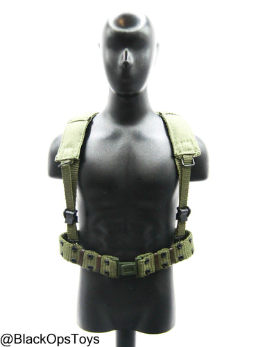 Vietnam Era OD Green Rivet Belt w/Harness