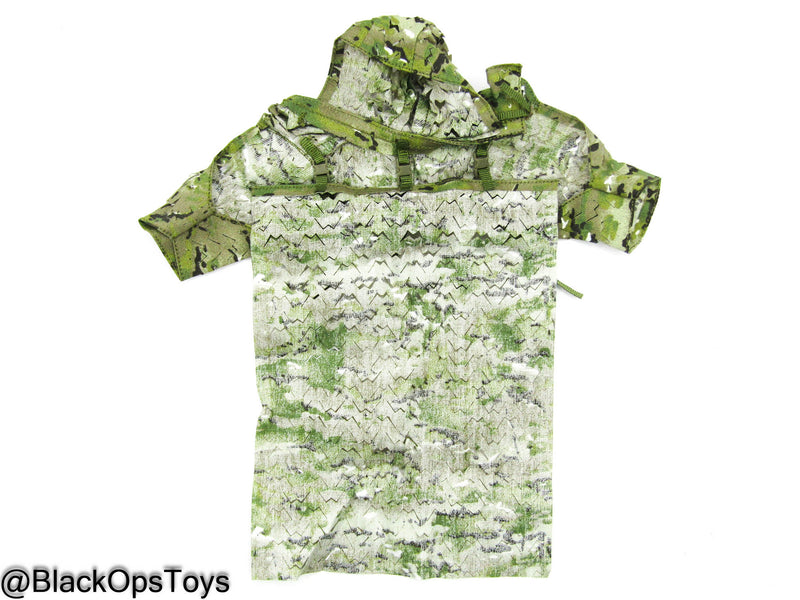 Load image into Gallery viewer, 10th SFG Reconnaissance - Multicam Ghillie Netting w/Hood
