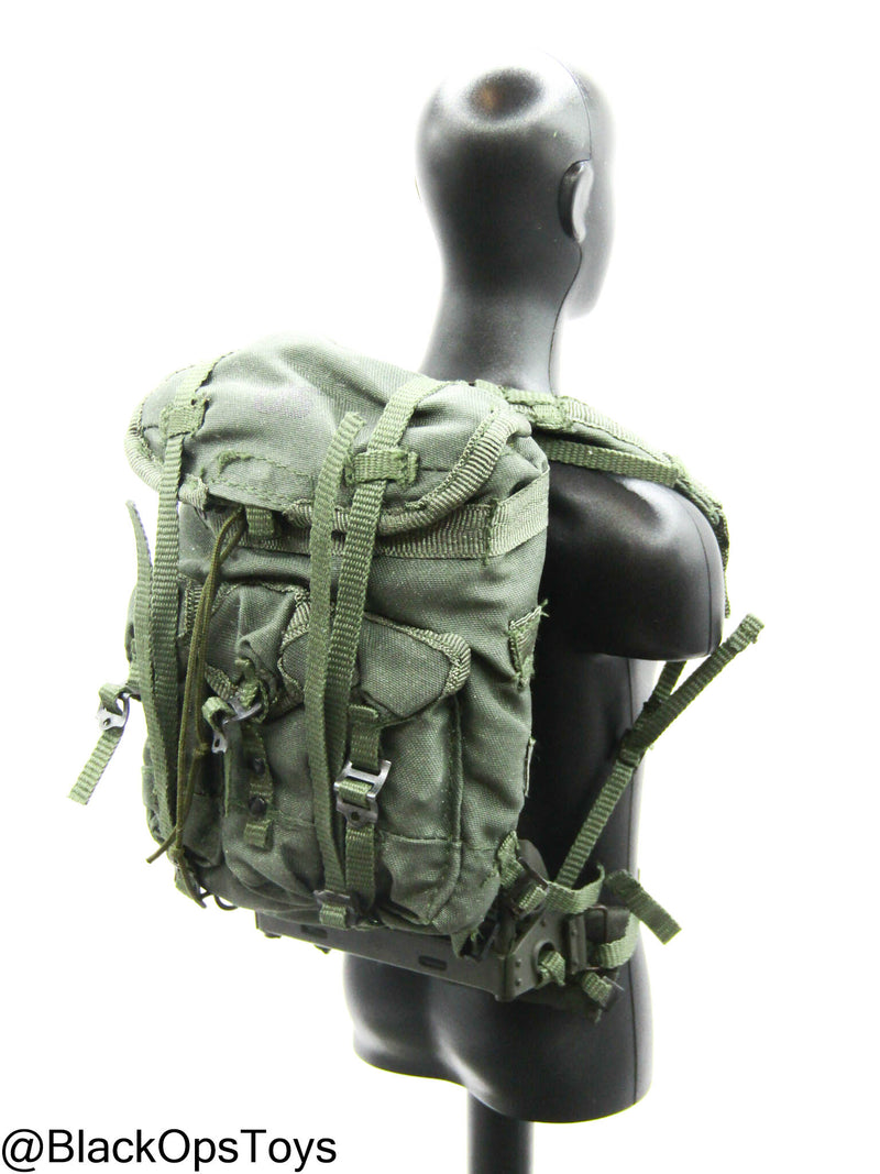 Load image into Gallery viewer, Vietnam Era OD Green Alice Pack w/Frame
