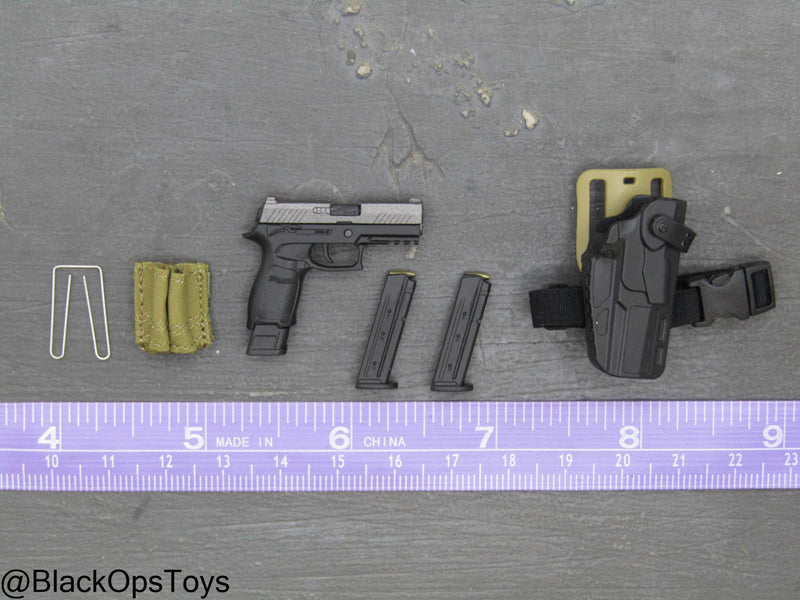 Load image into Gallery viewer, Bravo 0-6 Countdown - Spring Loaded P320 Pistol w/Holster
