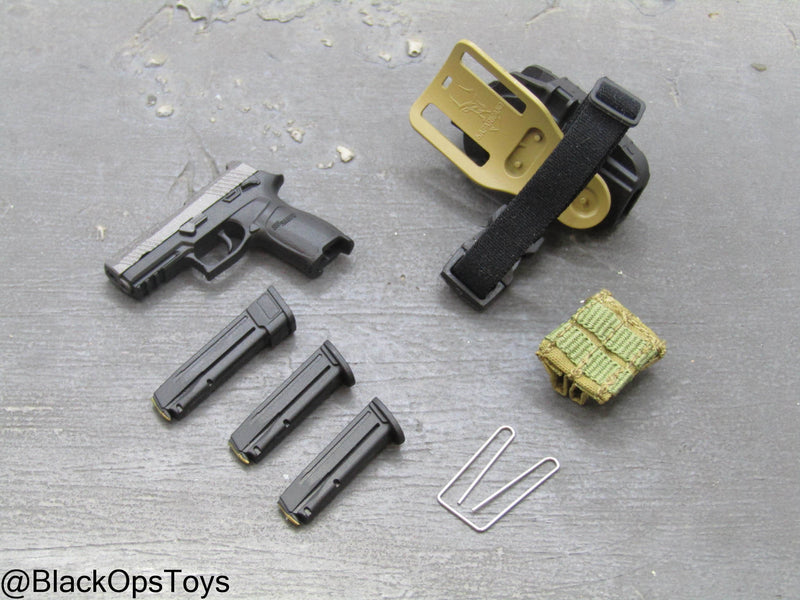 Load image into Gallery viewer, Bravo 0-6 Countdown - Spring Loaded P320 Pistol w/Holster
