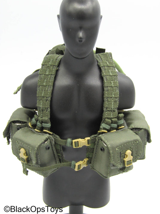 Green MOLLE H-Harness Combat Vest - MINT IN BOX