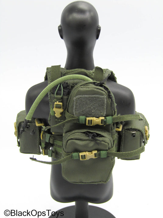 Green MOLLE H-Harness Combat Vest - MINT IN BOX