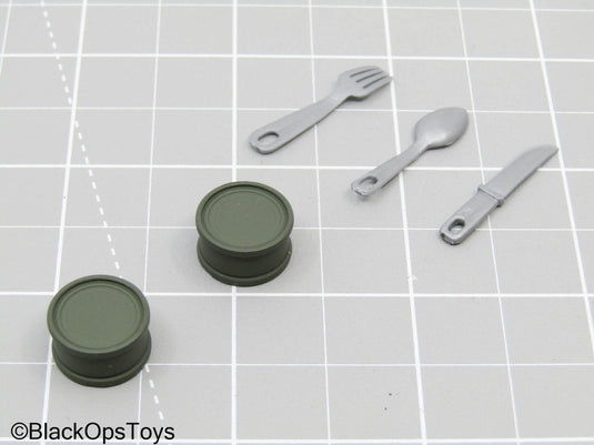 Vietnam Utensil Set w/Canned Food