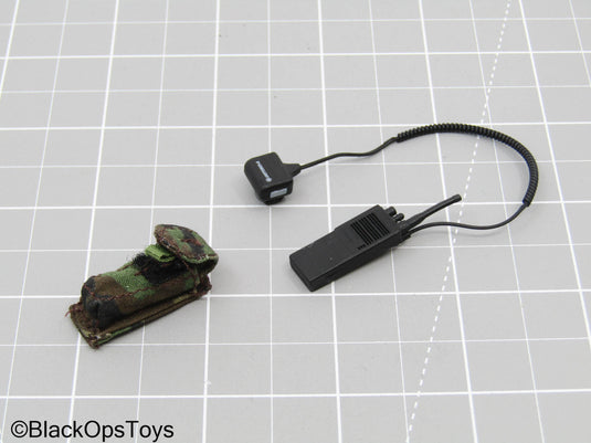 Black Radio w/Camo Pouch
