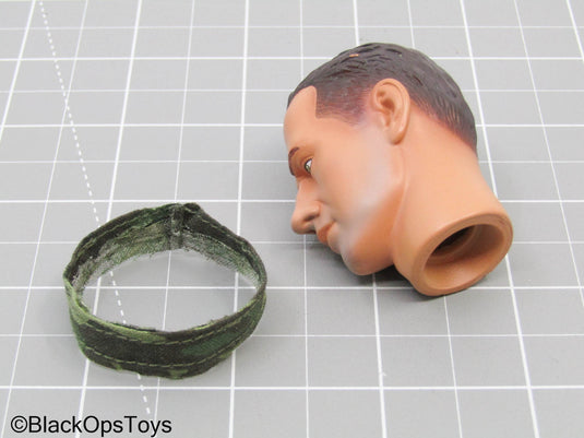 Vietnam Male Headsculpt w/Green Camo Headband