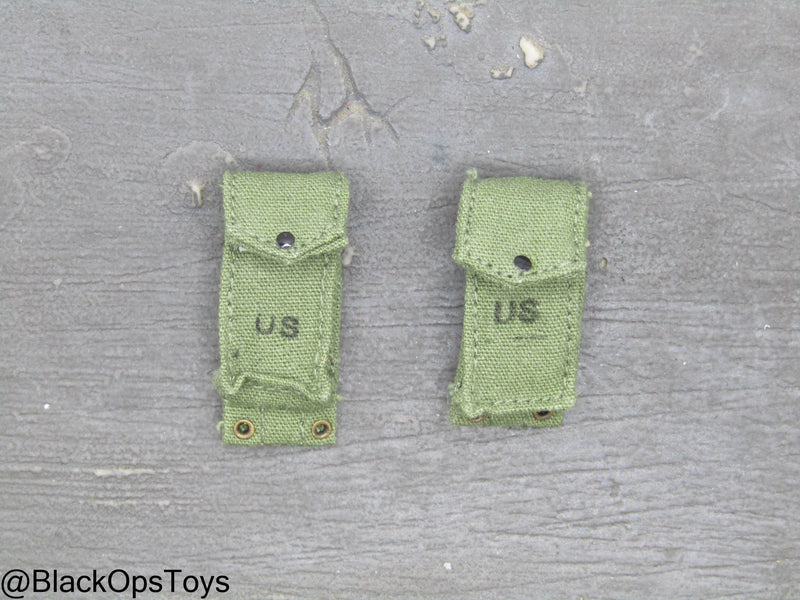 Load image into Gallery viewer, Vietnam War - USMC In Hue - OD Green Magazine Pouch Set (x2)
