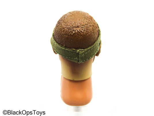 Male Headsculpt w/OD Green Headband