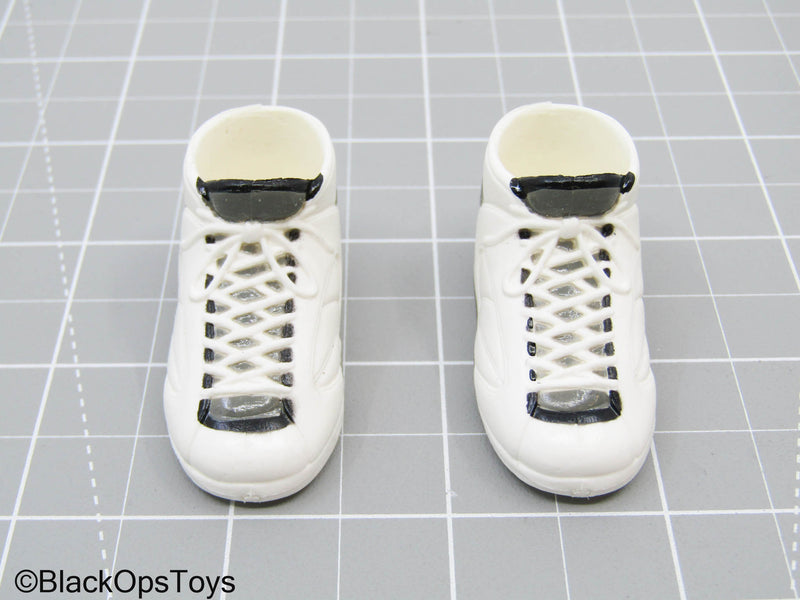 Load image into Gallery viewer, White Sneaker Shoes (Foot Type)
