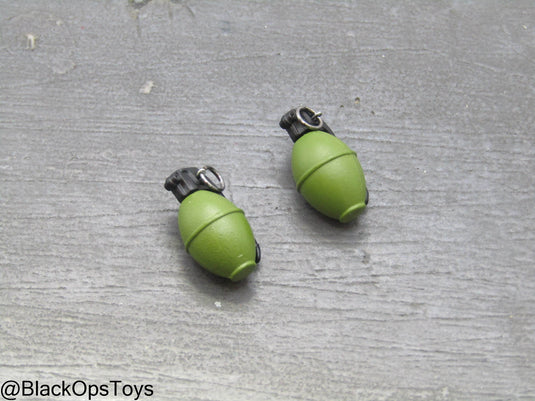 Vietnam War - USMC In Hue - Metal M26 Frag Grenades (x2)