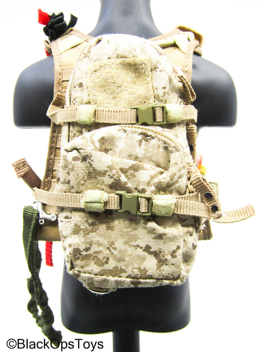 Tan MOLLE Plate Carrier Vest w/AOR1 Backpack & Gear Set