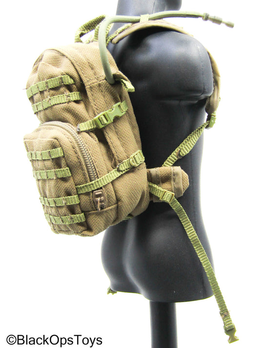 Tan MOLLE Tactical Backpack