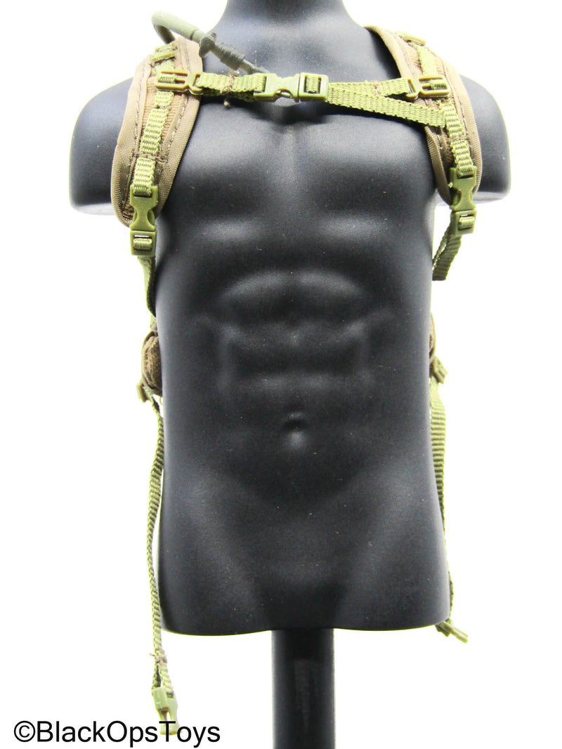 Load image into Gallery viewer, Tan MOLLE Tactical Backpack
