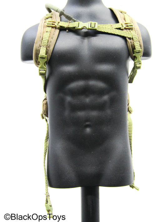 Tan MOLLE Tactical Backpack