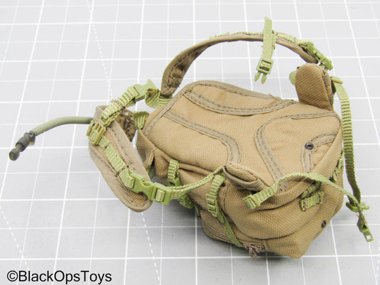 Tan MOLLE Tactical Backpack