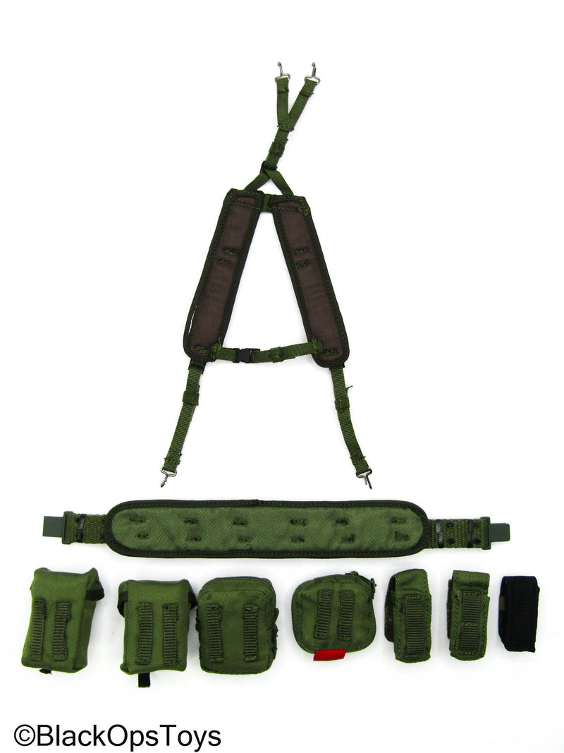 Load image into Gallery viewer, The Division 2 Caleb Dunne Agent - Green MOLLE Battle Belt &amp; Pouch Set
