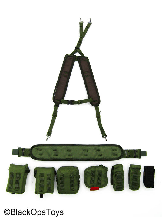 The Division 2 Caleb Dunne Agent - Green MOLLE Battle Belt & Pouch Set