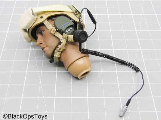 Male Headsculpt In Jake Gyllenhaal Likeness w/Headgear