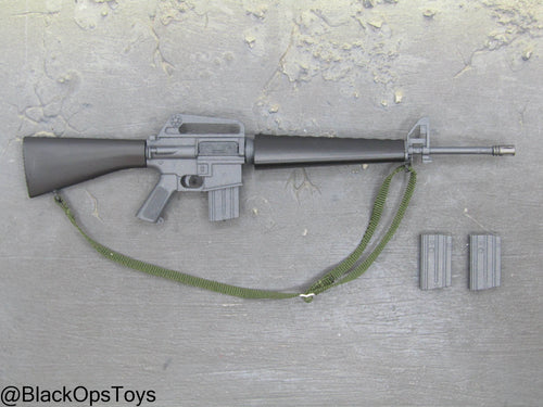 Vietnam War - USMC In Hue - M16 Rifle (Birdcage Barrel) w/Sling