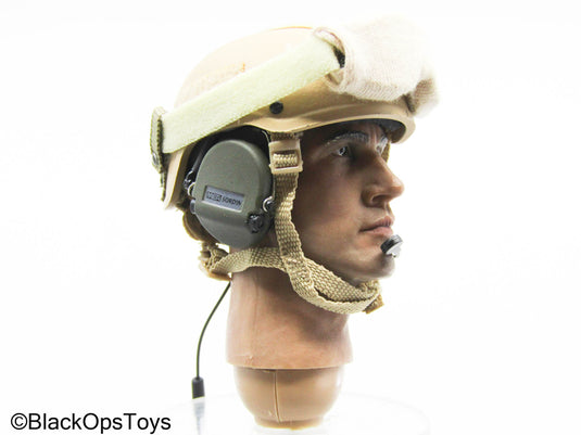 Male Headsculpt In Jake Gyllenhaal Likeness w/Headgear