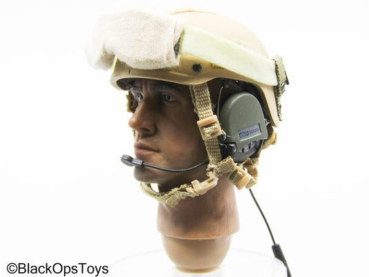 Male Headsculpt In Jake Gyllenhaal Likeness w/Headgear