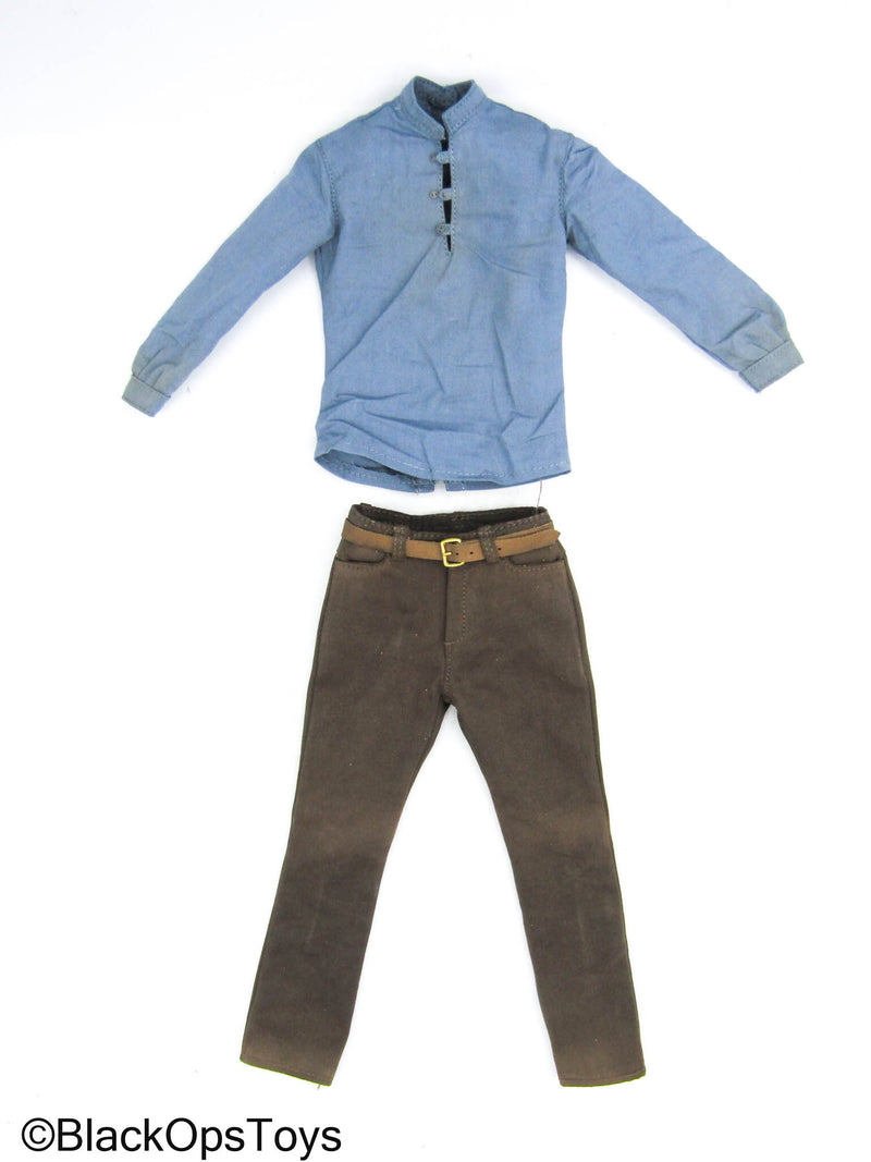 Load image into Gallery viewer, The Outlaw Josey Wales - Blue Shirt w/Pants
