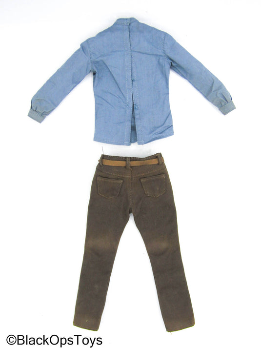 The Outlaw Josey Wales - Blue Shirt w/Pants