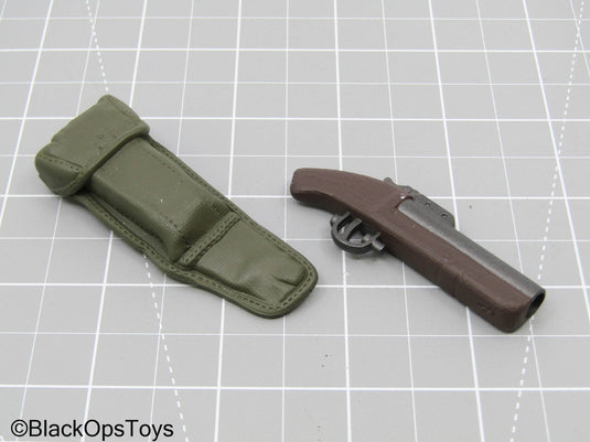 Vietnam M-79 Short Grenade Launcher w/Green Pouch