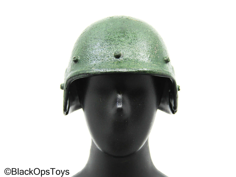 Load image into Gallery viewer, Metal Green Helmet
