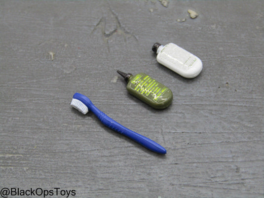 Vietnam War - Hospital Corpsman - Toothbrush w/Gun Oil & Insect Repellent Set