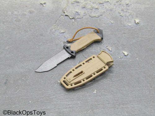 The Division 2 Caleb Dunne Agent - Tan Knife w/Sheath