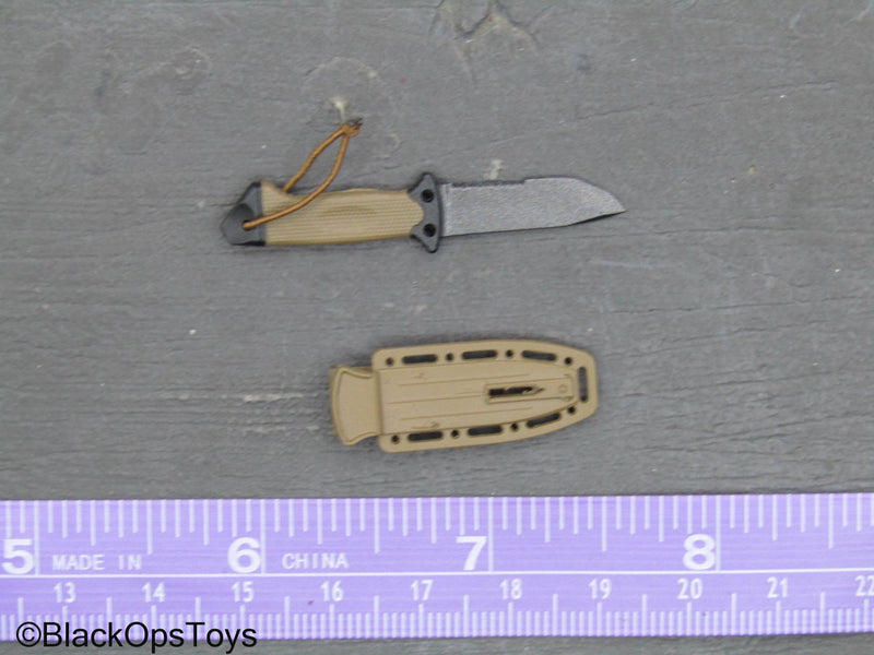 Load image into Gallery viewer, The Division 2 Caleb Dunne Agent - Tan Knife w/Sheath
