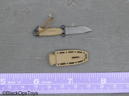 The Division 2 Caleb Dunne Agent - Tan Knife w/Sheath