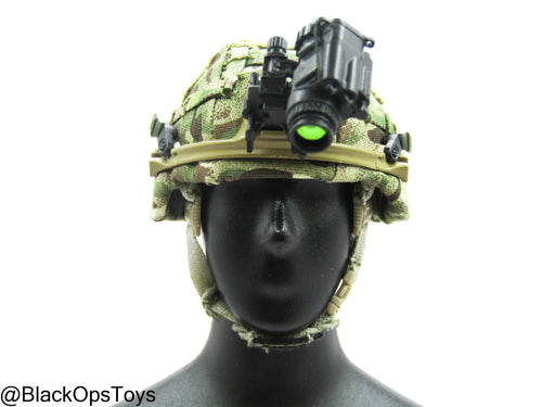 British Army Gurkhas - MTP Camo Helmet w/NVG Set