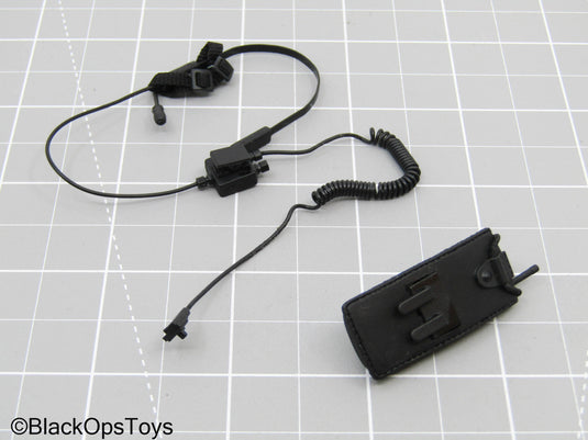 Silver Radio w/Headset, & Black Pouch