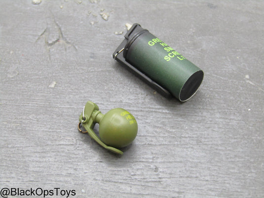 British Army Gurkhas - Smoke & Frag Grenade Set