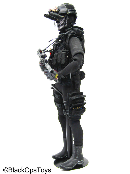 Male Navy Seal Full Dressed Body w/Stand, Weapons, & Gear Set
