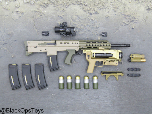British Army Gurkhas - L85A3 Rifle w/Underbarrel Grenade Launcher Set