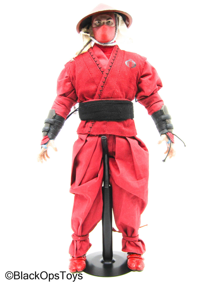 Load image into Gallery viewer, Custom Male Red Full Dressed Ninja (Sideshow Collectibles)
