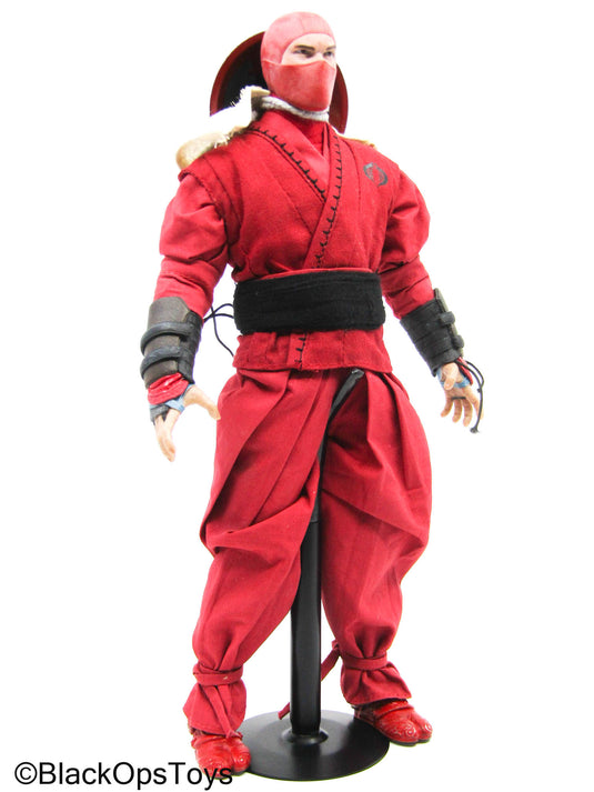 Custom Male Red Full Dressed Ninja (Sideshow Collectibles)