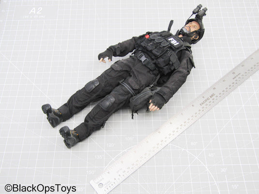 Custom Male FBI Full Dressed Body w/Headsculpt & Gear Set