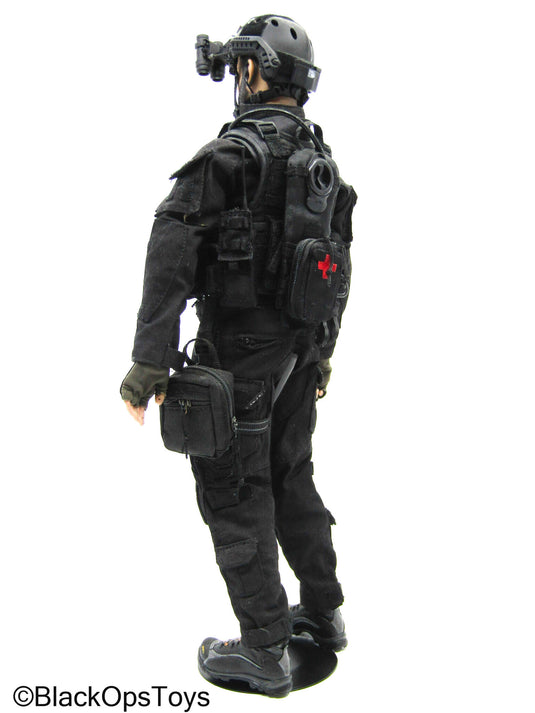 Custom Male FBI Full Dressed Body w/Headsculpt & Gear Set