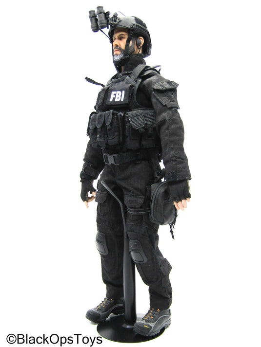 Custom Male FBI Full Dressed Body w/Headsculpt & Gear Set