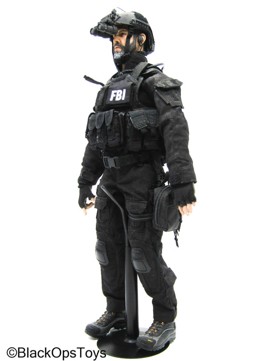 Custom Male FBI Full Dressed Body w/Headsculpt & Gear Set