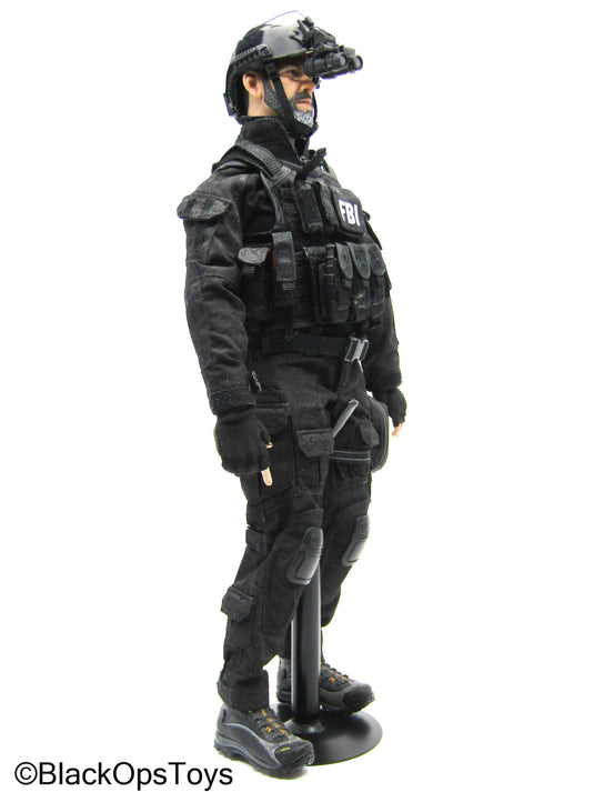 Custom Male FBI Full Dressed Body w/Headsculpt & Gear Set