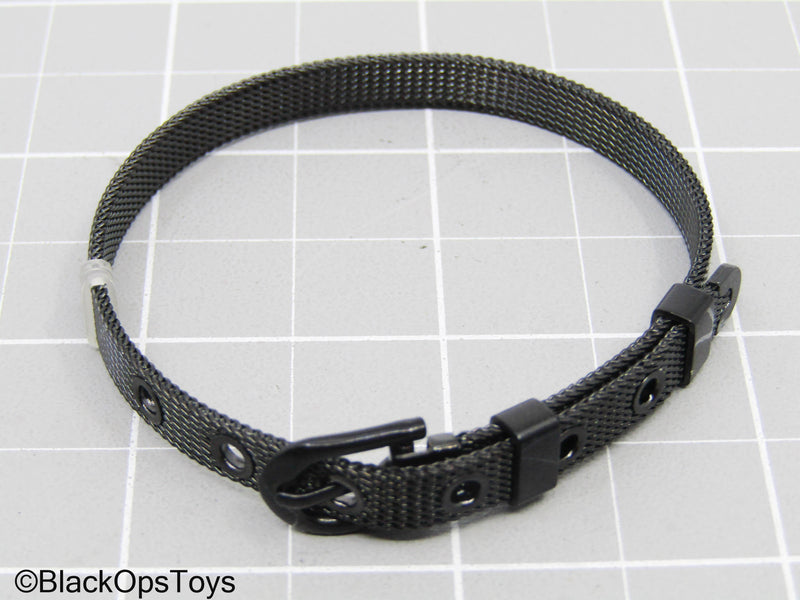 Load image into Gallery viewer, Black Metallic Belt
