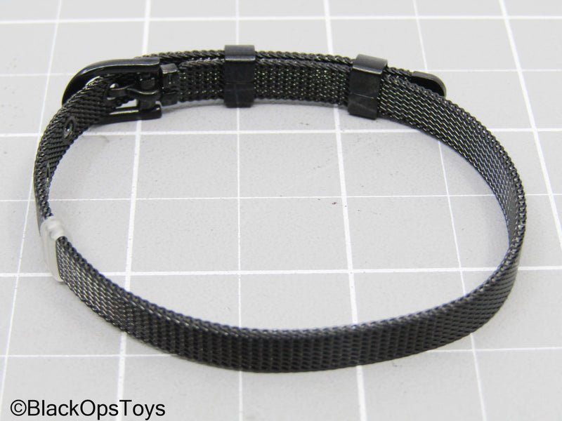 Load image into Gallery viewer, Black Metallic Belt
